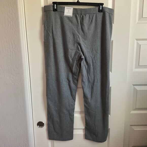 Zenergy by Chico’s Cotton Cashmere Side Rib Panel Grey Pants - Size XL NEW - Picture 5 of 7